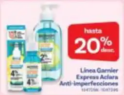Farmacias Benavides Línea garnier express aclara anti-imperfecciones oferta