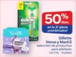 Farmacias Benavides Gillette Venus y Mach3 oferta