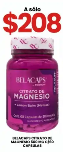 Farmapronto Belacaps citrato de magnesio oferta
