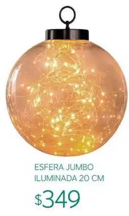 Soriana Súper esfera jumbo iluminada oferta