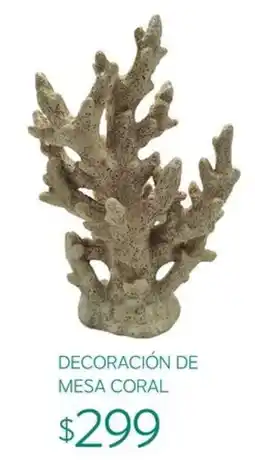 Soriana Súper Decoración de Mesa Coral oferta