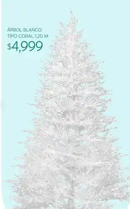 Soriana Súper Árbol Blanco oferta