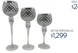 Soriana Súper Set de Portavelas oferta