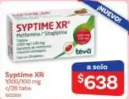 Farmacias Benavides Syptime XR oferta