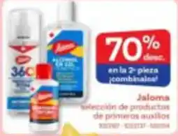 Farmacias Benavides Jaloma selección de productos de primeros auxilios oferta