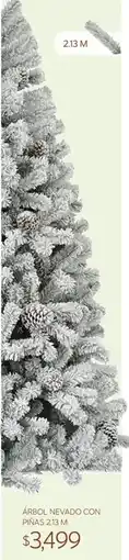 Soriana Súper Árbol Nevado Con Piñas oferta