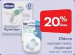 Farmacias Benavides Chicco aspirador nasal y chupón azul oferta