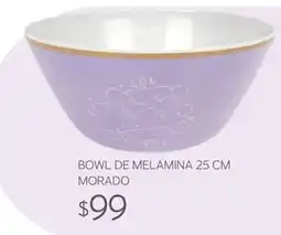 Soriana Súper Bowl de Melamina Morado oferta