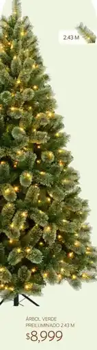 Soriana Súper Árbol Verde Preiluminado oferta
