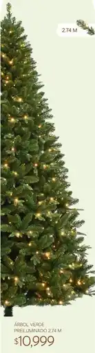 Soriana Súper Árbol Verde oferta