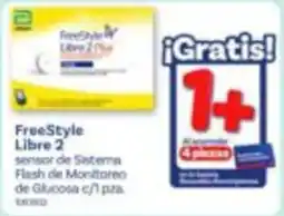 Farmacias Benavides FreeStyle Libre 2 sensor de Sistema Flash de Monitoreo de Glucosa oferta