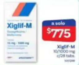 Farmacias Benavides Xiglif-M oferta