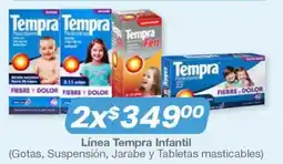 Farmacia Soriana Tempra Infantil oferta