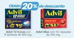 Farmacia Soriana Advil Advil Max oferta