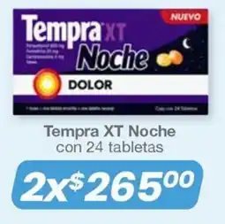 Farmacia Soriana Tempra XT Noche oferta