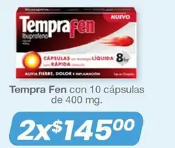 Farmacia Soriana Tempra Fen oferta