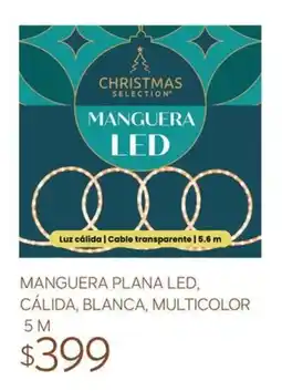 Soriana Súper Manguera plana led, cálida, blanca, multicolor oferta