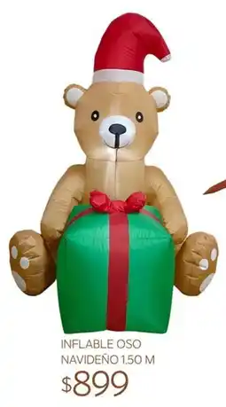 Soriana Súper Inflable Oso Navideño oferta