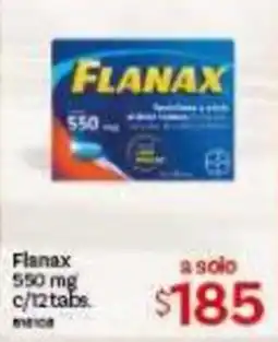 Farmacias Benavides Flanax 550 mg oferta