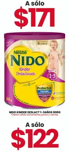 Farmapronto Nestle Nido Kinder Deslactosado oferta