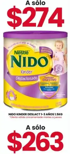 Farmapronto Nestle Nido Kinder Deslactosado oferta