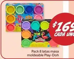 Soriana Híper Play-doh - pack 8 latas masa moldeable oferta