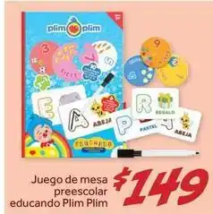 Soriana Híper Juego de mesa preescolar educando oferta