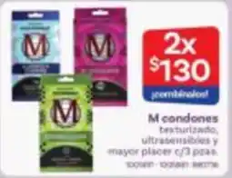 Farmacias Benavides M condones oferta