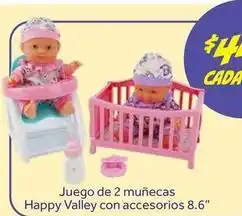 Soriana Híper Juego de 2 muñecas con accesorios 8.6 oferta
