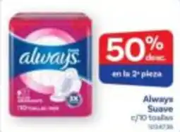 Farmacias Benavides Always Suave oferta