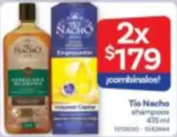 Farmacias Benavides Tio Nacho shampoo oferta