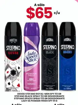 Farmapronto Stefano royal-men spy stefano black spray stefano spazio spray lady ss powder fresh spy oferta