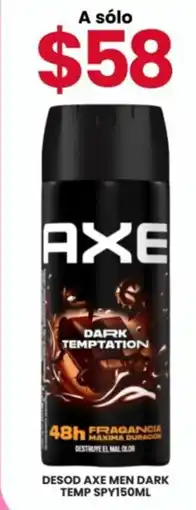 Farmapronto Axe Desod men dark temp spy oferta