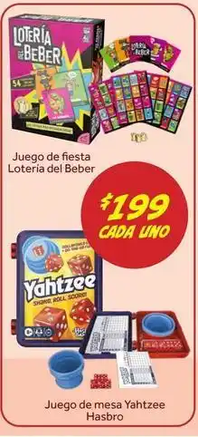 Soriana Híper Hasbro - juego de fiesta loteria del beber / juego de mesa yahtzee oferta