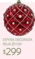 Soriana Híper Esfera decorada oferta
