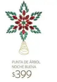 Soriana Híper Noche buena - punta de árbol noche buena oferta
