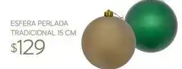 Soriana Híper Esfera perlada tradicional 15 cm oferta
