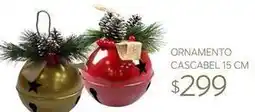 Soriana Híper Ornamento cascabel 15 cm oferta