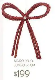 Soriana Híper Jumbo - moño rojo jumbo oferta