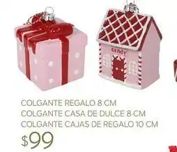 Soriana Híper 8 - colgante regalo cm, colgante casa de dulce cm, colgante cajas de regalo 10 cm oferta