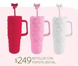 Soriana Híper Botellín con popote oferta