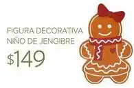 Soriana Híper Figura decorativa niño de jengibre oferta