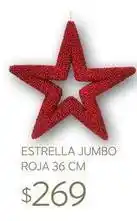 Soriana Híper Jumbo - estrella roja 36 cm oferta