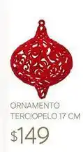 Soriana Híper Ornamento terciopelo oferta