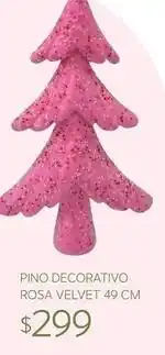 Soriana Híper Velvet - pino decorativo oferta