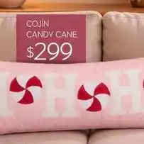 Soriana Híper Cojín candy cane oferta