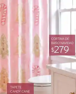 Soriana Súper Cortina de baño navidad oferta