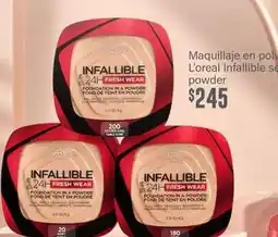 Soriana Híper Fresh - infallible 24h wear foundation in a powder oferta