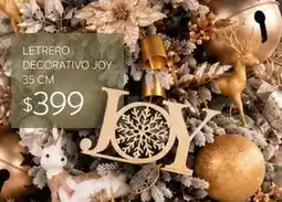 Soriana Híper Letreo decorativo joy oferta