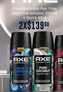 Soriana Híper Axe - desodorantes fine fragance aerosol oferta